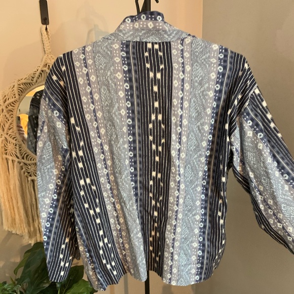 boho lightweight linen jacket / kimono - Picture 4 of 5